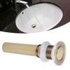 Sink Drain NonOverflow AntiClog Bathroom Wash Basin Drainer Stopper Accessory