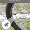 DELAESI Spoke Magnet Bicycle Spokes Magnetic Spoke Wheel Magnet Bicycle