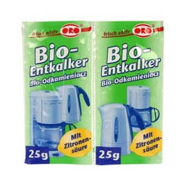 ORO Fix Bio-Descaler Powder for Kettles and Coffee Machines, 2 x 25g