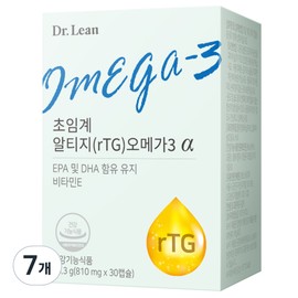 Dr.Lin Supercritical Altige rTG Omega 3 Alpha 30.21g 30 tablets 7 pcs 30 tablets 7 pcs / 닥터린 초임계 알티지 rTG 오메가3 알파 30.21g 30정 7개 30정  7개