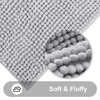 smiry Non Slip Chenille Bath Mat Set, Pack of 2,