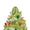 Vintage Green Lighted Ceramic Christmas Tree