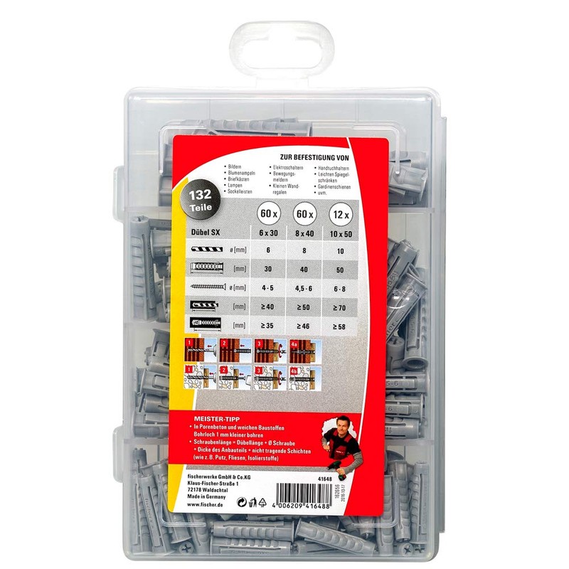 fischer Meister Box Dowel Set, 41648