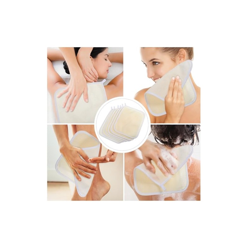 Luxshiny Paños Exfoliantes Nailon Baño Piezas 22x26 Toallas Ducha Cuerpo