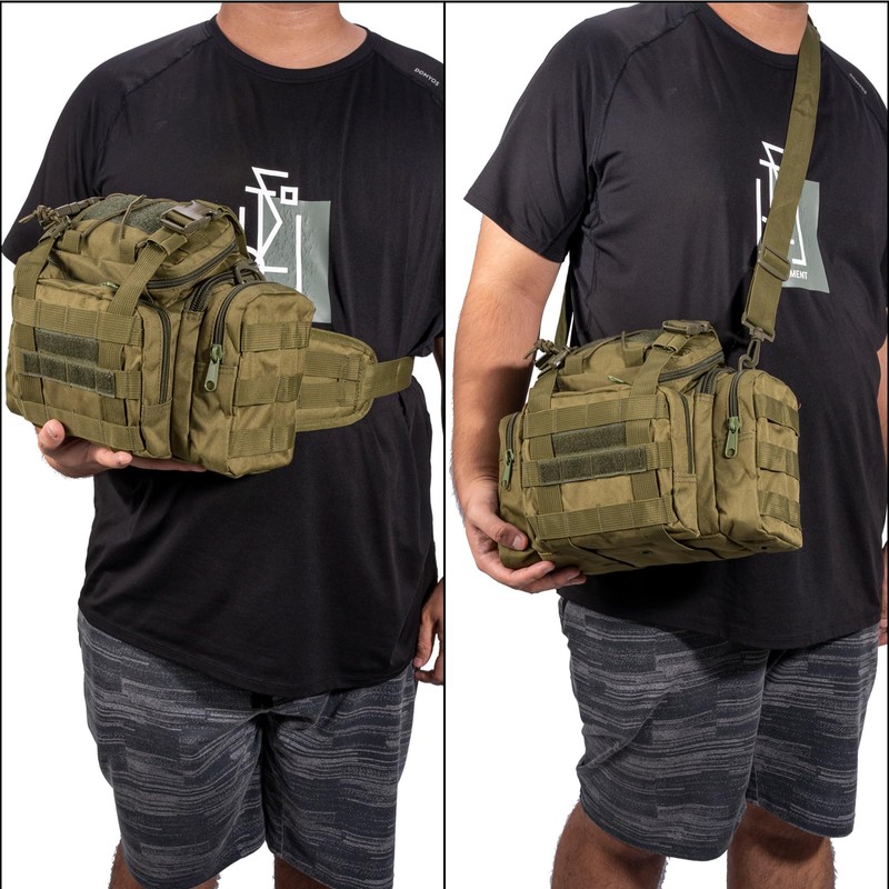 Dr.Fish Carp Sea Fishing Tackle Bag Case Sack Carryall Waist