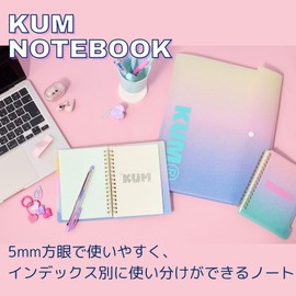 Raymay Fujii KM1363M Notebook, KUM Sparkle Index Notebook, A6, Green