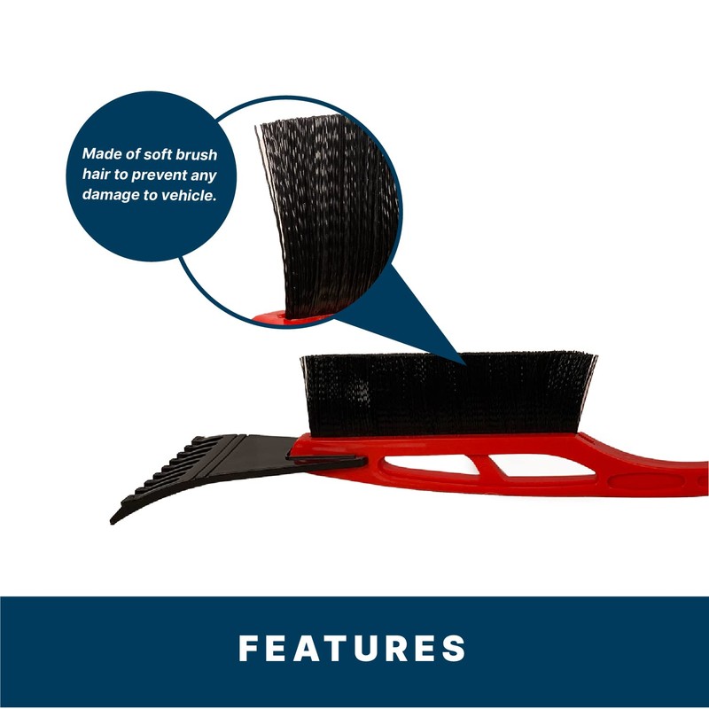 Teal Turtle 21 Inch Car Snow Scraper and Brush -