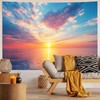 Daesar Tapestry Nature 240 x 220 cm Sea Sunset Motif