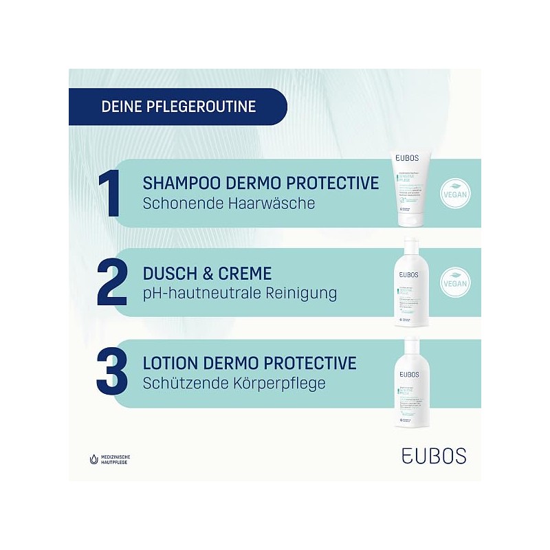 Eubos Sensitive | Dusch & Creme Waschlotion | 200ml |