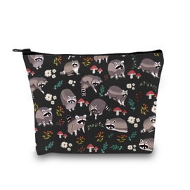Raccoon Makeup Bag Raccoon Gift for Raccoon Lover Raccoon Themed Gift Trash Panda Gift Raccoon Stuff Raccoon Zipper Pouch (Raccoon Makeup Bag ku)