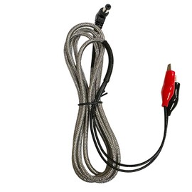 Elusive Wildlife Heavy Duty Stainless Steel Chew Proof Cables for Trail Cameras Tactacam, Stealth Cam, Spypoint, etc. (Cable B: 5.5mm x 2.1mm, 5ft.)