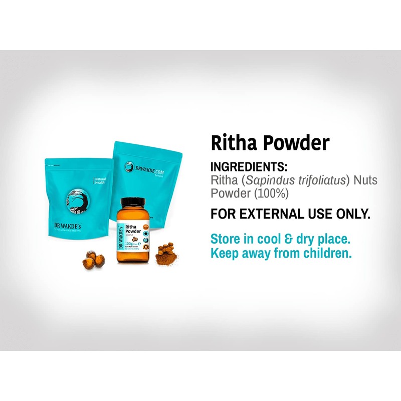 DR WAKDE's™ Organic Ritha Powder - 100g
