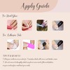BABALAL Square Press on Nails Medium Fake Nails Cow Print