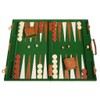 Deluxe Backgammon Set - Green - 15x10