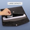 Document File Folder,Classycoo Waterproof Thin PU Leather A4 Envelope Folder