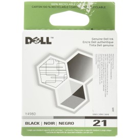 Dell Computer Y498D 21 Standard Capacity Black Ink Cartridge for V313w/V515w/P513w/V715w/P713w