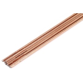 Forney 42327 Copper Coated Brazing Rod, 1/8-Inch-by-18-Inch, 10-Rods