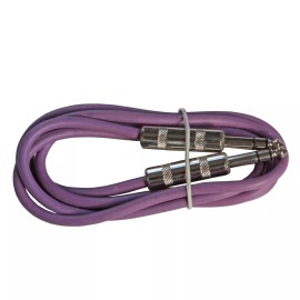 YOVUS Purple 3ft foot Balanced TRS 1/4 shielded patch cable guitar fx pedal lead cord