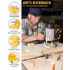 Router Bits, Allmake 3pcs Lock Miter Router Bits 1/2 Shank,