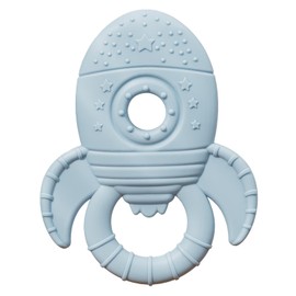 YOOTADO Baby Teething Toys for Babies 0-6 Months, Baby Teethers for Babies 3-6 6-12 Months Silicone Baby Chew Toys Gifts for Must Haves, BPA Free Rocket