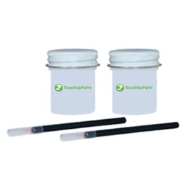 Jeff's Paint OEM quality Touch up Color plus Clear Coat Paint Kit replacement for Ford F-150 F-250 F-350 F-series trucks (AZURE GRAY G4 M7480)