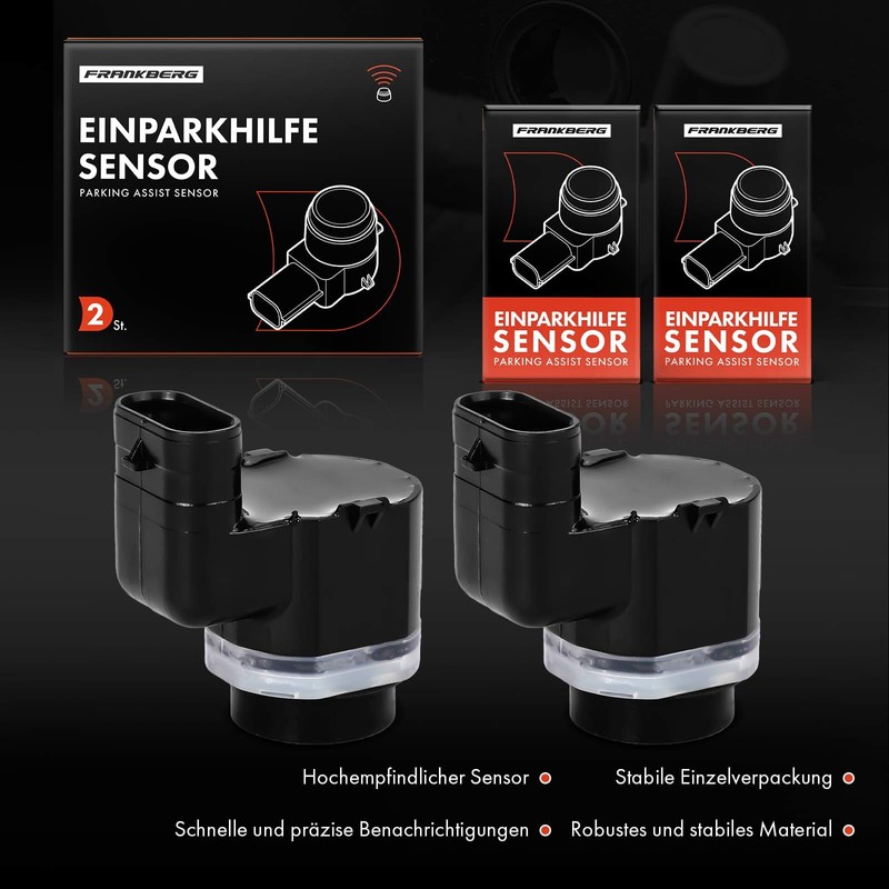 Frankberg 2 x Parking Sensor Parking Aid Front Rear Compatible