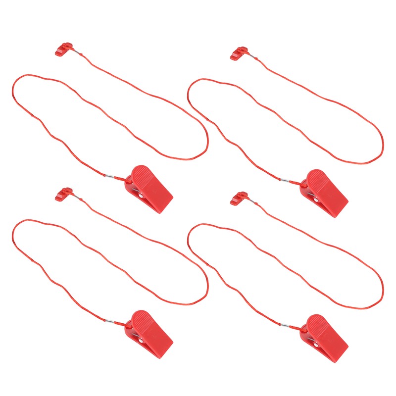 4pcs Magnetized Treadmill Safety Switch Emergency Universal Accessory Treadmill Magnetic