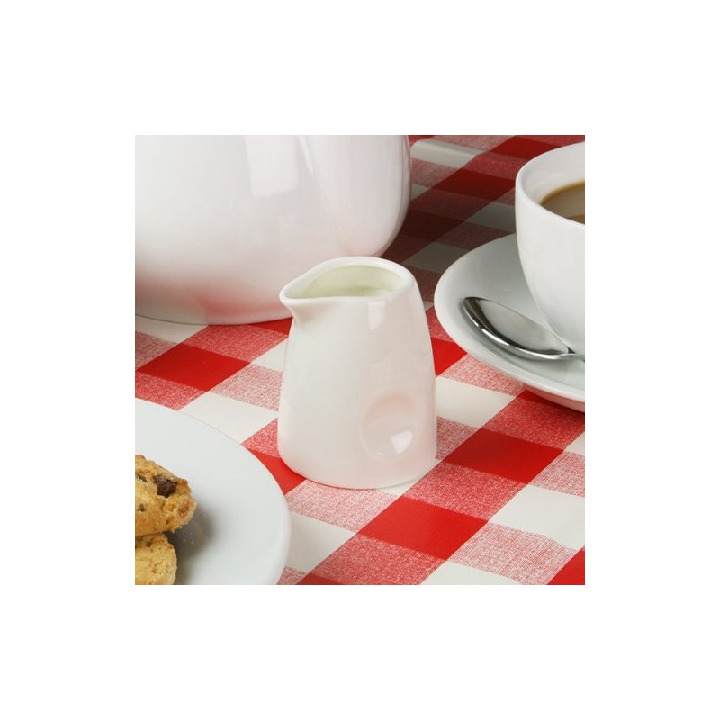 Utopia Anton White Pinched Milk Jug 2oz / 60ml -