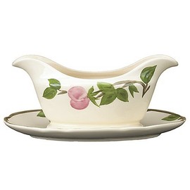 Franciscan Desert Rose Gravy Boat & Stand