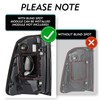 TUSDAR Factory LED Tail Light Assembly w/Blind Spot(Module NOT Included)