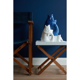 Gift Company Monsieur Carafon 1096601001 Salt and Pepper Shaker Set 2-Piece Stoneware White 9 cm