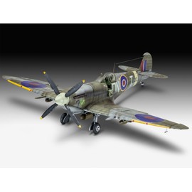 Revell Model Kit Supermarine Spitfire Mk.IXc | Iconic Fighter Plane with Detailed Components | Precise Replica & High Detail | Includes Glue and Brush