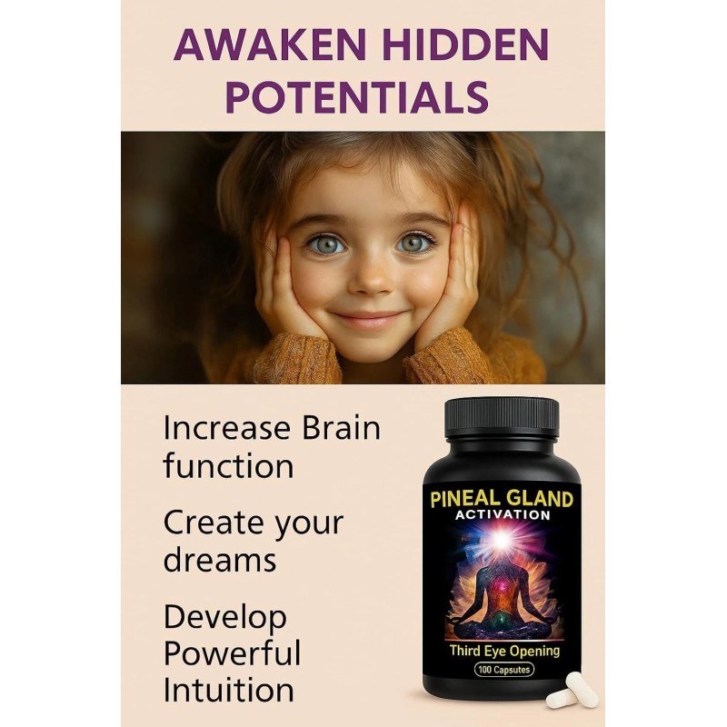 Kailash Herbals Pineal Gland Activation Supplement - Supports Decalcificatio