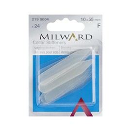 Transparent Collar Stiffeners, 24 Pieces