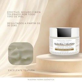 Crema Humectante, Cicatrizante y Anti-edad con Jalea Real, Miel Melipona y Ac. Hialurónico Vegano