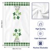 St. Patrick's Day Dish Towels, Lucky Shamrock Bottle Kitchen Towels,