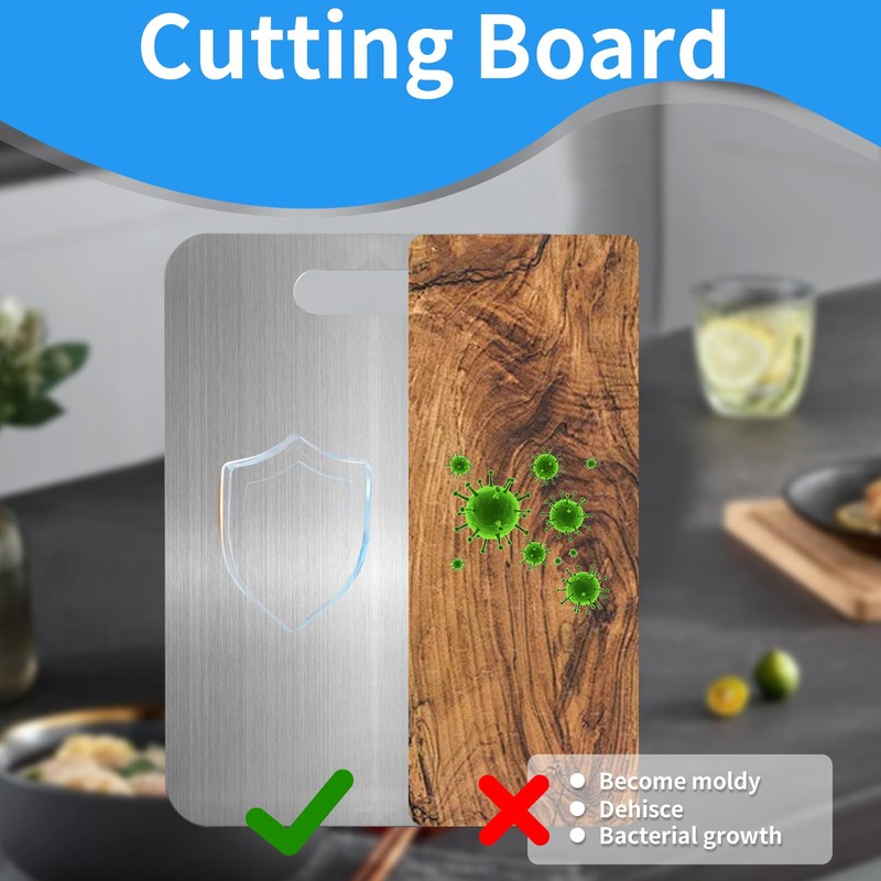 Titanium Cutting Board - 100% Pure Titanium Cutting Boards for