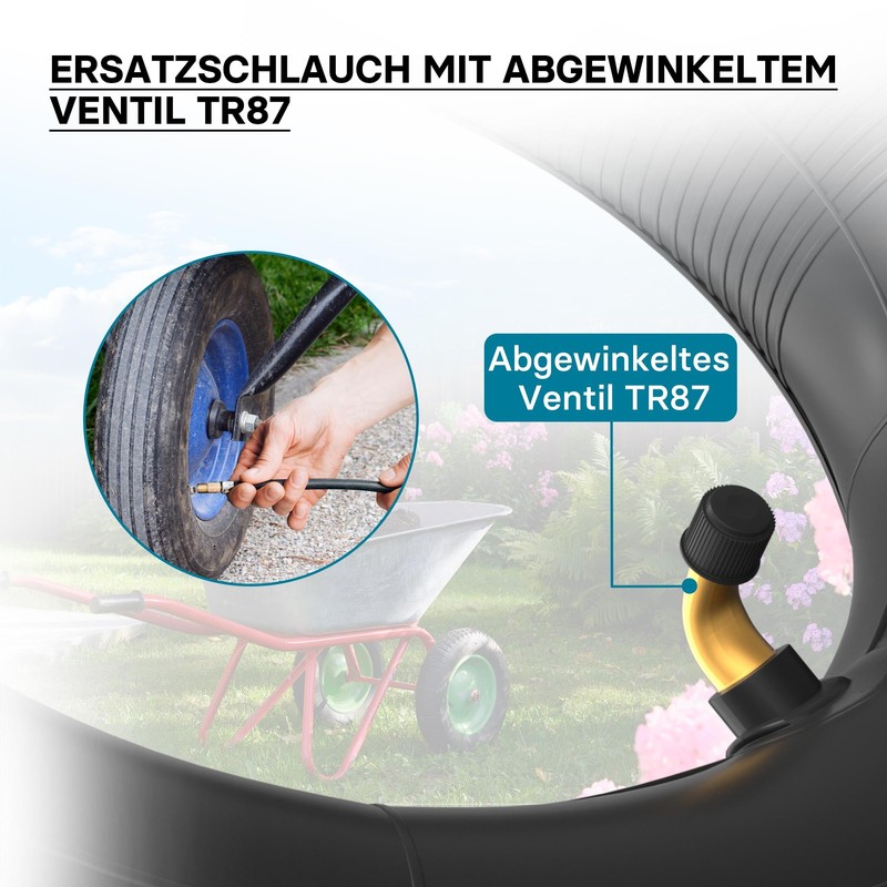 Wiltec 2x Air Hose Ride-On Mower 11 x 4.00-5 Tyre
