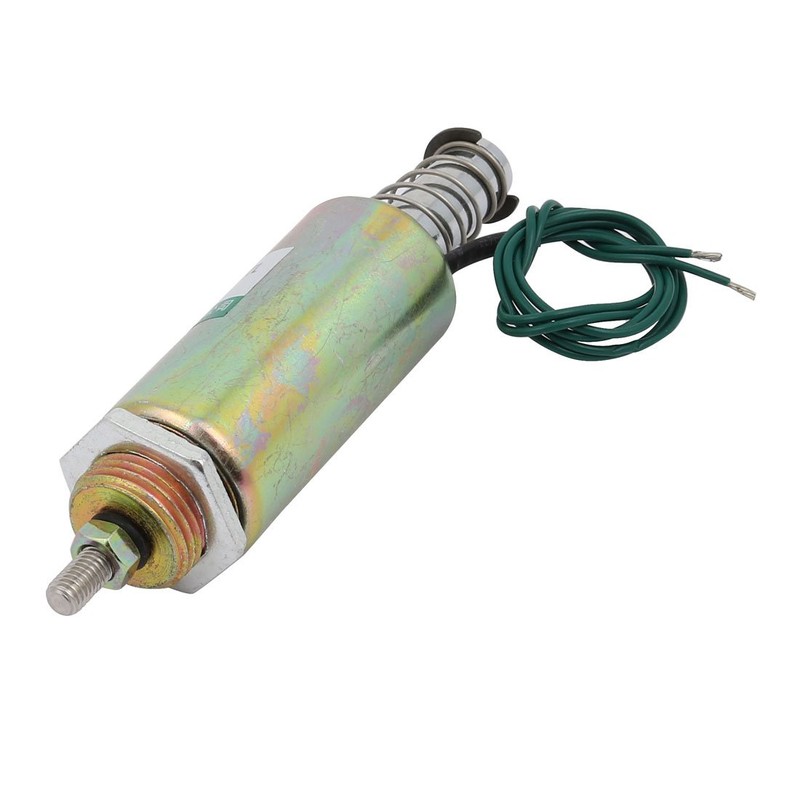 uxcell DC 12V Push Pull Type Cylinder DC Solenoid Electromagnet