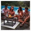 Fire Pit Mat ZITFRI 100x100cm Square Fireproof Mat Grill Mat,