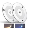 Obeaming 2 Pack 12V LED Ceiling Dome Light 400LM, 4.75"