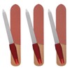 3 Pack Metal Nail File with Sharp Pointed Tip and