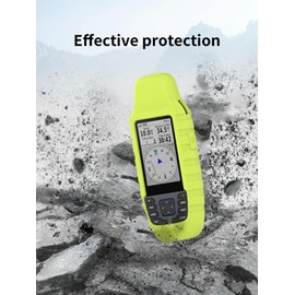 Case for Garmin GPSMAP 79sc/79s Marine GPS Handheld,Soft Protective,BOVUGAC Silicone Case for Garmin GPSMAP 79sc/79s-Neon Green