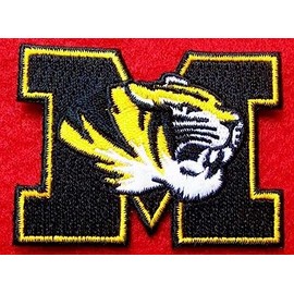 Missouri Iron ON Embroidered Patch College University Embroidery 2.4 X 1.7 INCHES