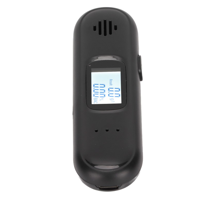 Non Contact Alcohol Tester Portable Breathalyzer USB Rechargeable High Precision