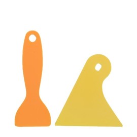 Plastic Squeegee Printing Resin Remover Vinyl Film Wrap Cleaning Plastic Squeegee Air Bubble Removal Sticker Installation Tool Automotive Computer Squeegee Sticker Applicator 6 pcs