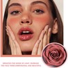 Face Blushes, Natural Blush, 3D Rose Petal Lightweight Long-Lasting Buildable