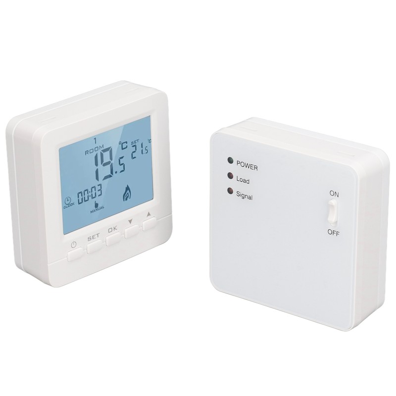 Programmable Thermostat RF Wireless Smart Flame Retardant Electric Heating Temperature