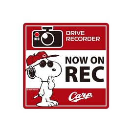 Snoopy Collaboration Sign Magnet NOW ON REC Hiroshima Toyo Carp