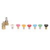 7PCS Pressure Washer Nozzle Tips with Coupler 1/4in Quick Interface